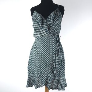 Band of Gypsies Green Wrap Dress XS